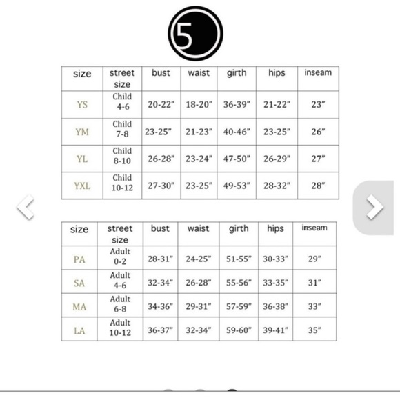 Five Dancewear ribbed bikers - Picture 3 of 3